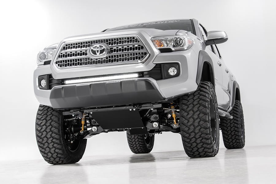 LED Light | Lower Grille Mnt | 30" Black Single Row | Toyota Tacoma | 2016-2022 | Rough Country | 70668 - Image 5