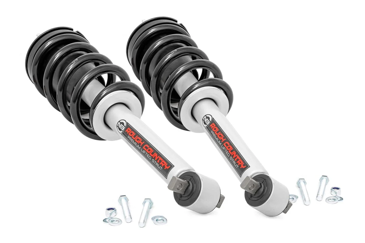 Loaded Strut Pair | 5 Inch | Chevrolet Silverado/GMC Sierra 1500 Truck & SUV | 2007-2013 | Rough Country | 501031