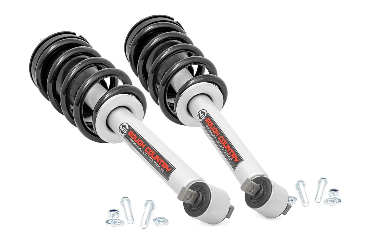 Loaded Strut Pair V2 | 7.5 Inch | Chevrolet Silverado/GMC Sierra 1500 Truck & SUV | 2007-2013 | Rough Country | 501032