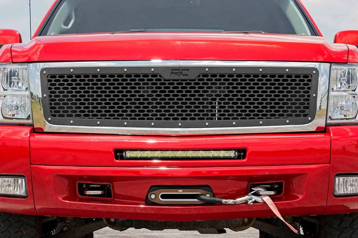 Mesh Grille | Chevy Silverado 1500 2WD/4WD | 2007-2013 | Rough Country | 70194 - Image 4