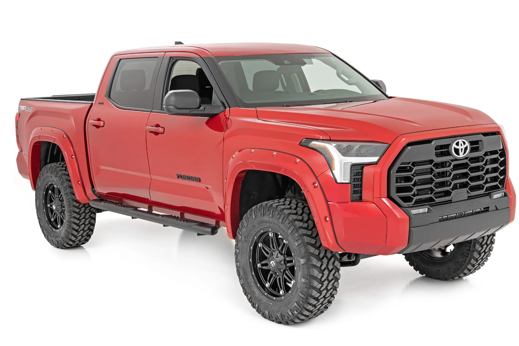 Oval Nerf Steps | Crew Cab | Black | Toyota Tundra 2WD/4WD -2022 | 2022-2022 | Rough Country | 21014 - Image 2