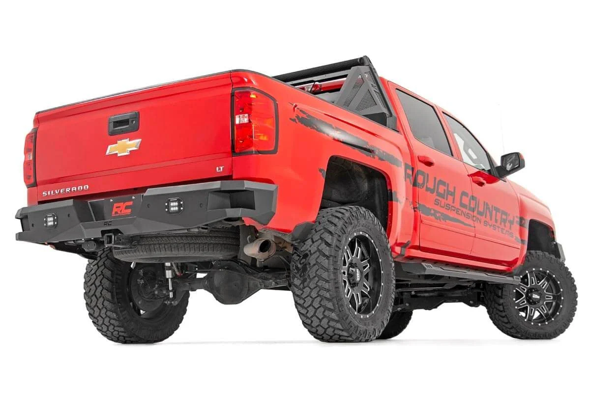 Rear Bumper | LED | Chevrolet Silverado/GMC Sierra 1500 | 2007-2018 | Rough Country | 10773 - Image 2