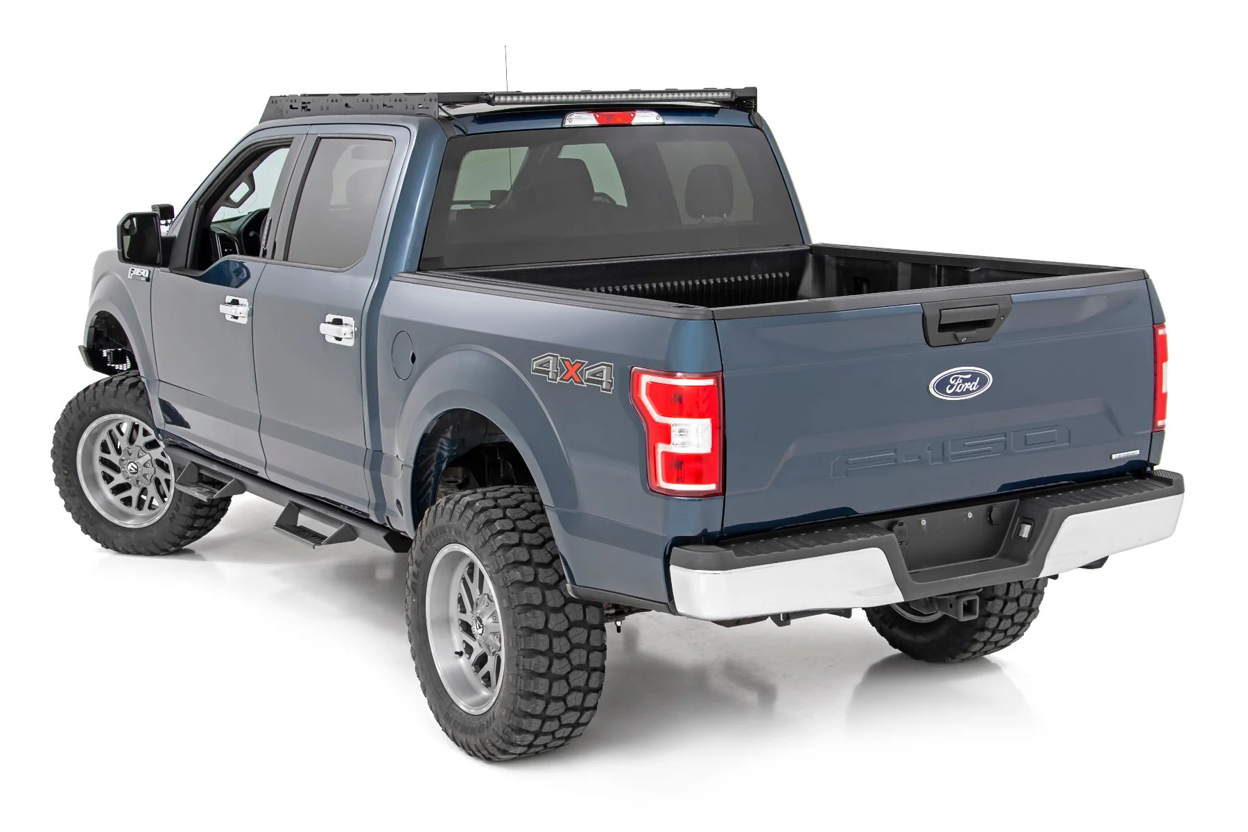 Roof Rack | FR 40 Inch Single Row BLK LED | Ford F-150 | 2015-2018 | Rough Country | 51021 - Image 5