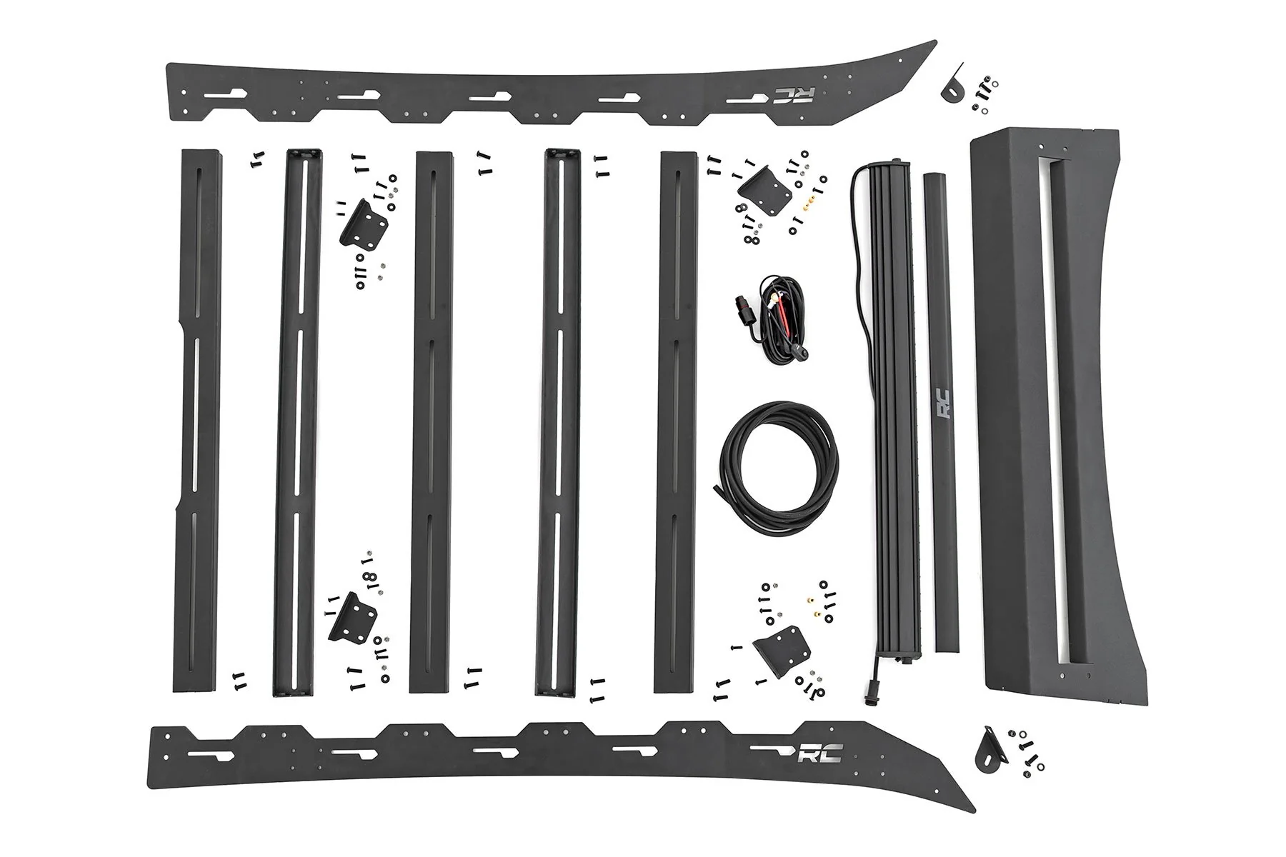 Roof Rack | Front LED Lights | Toyota Tacoma 2WD/4WD | 2005-2022 | Rough Country | 73107