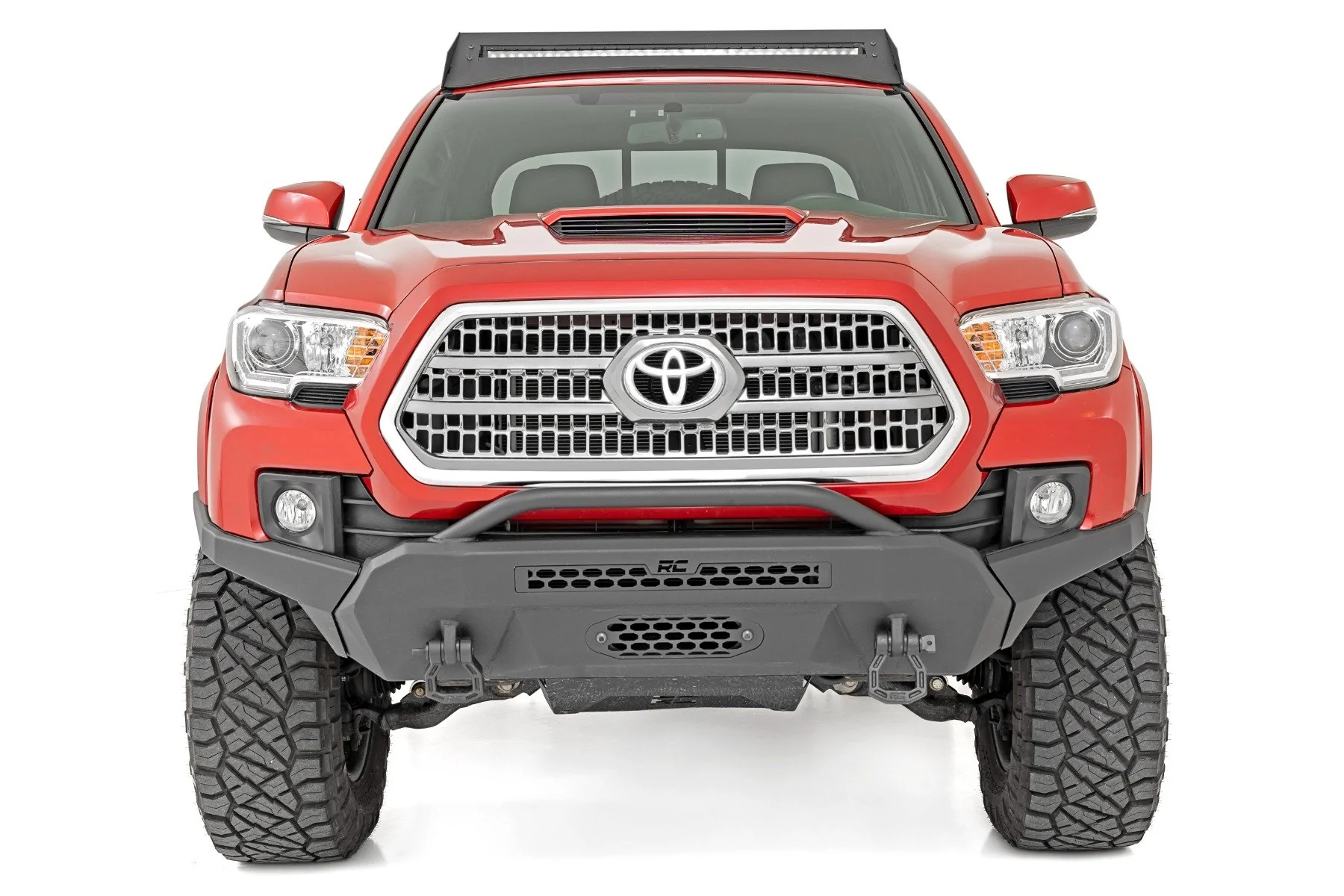Roof Rack | Front LED Lights | Toyota Tacoma 2WD/4WD | 2005-2022 | Rough Country | 73107 - Image 4