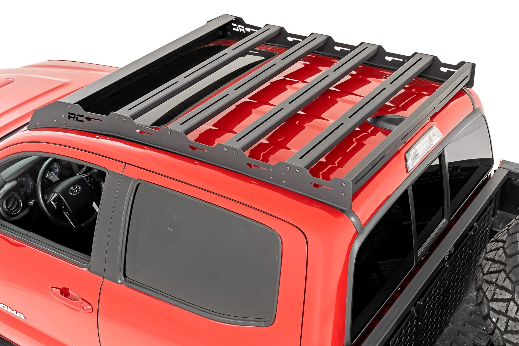 Roof Rack | Front LED Lights | Toyota Tacoma 2WD/4WD | 2005-2022 | Rough Country | 73107 - Image 5