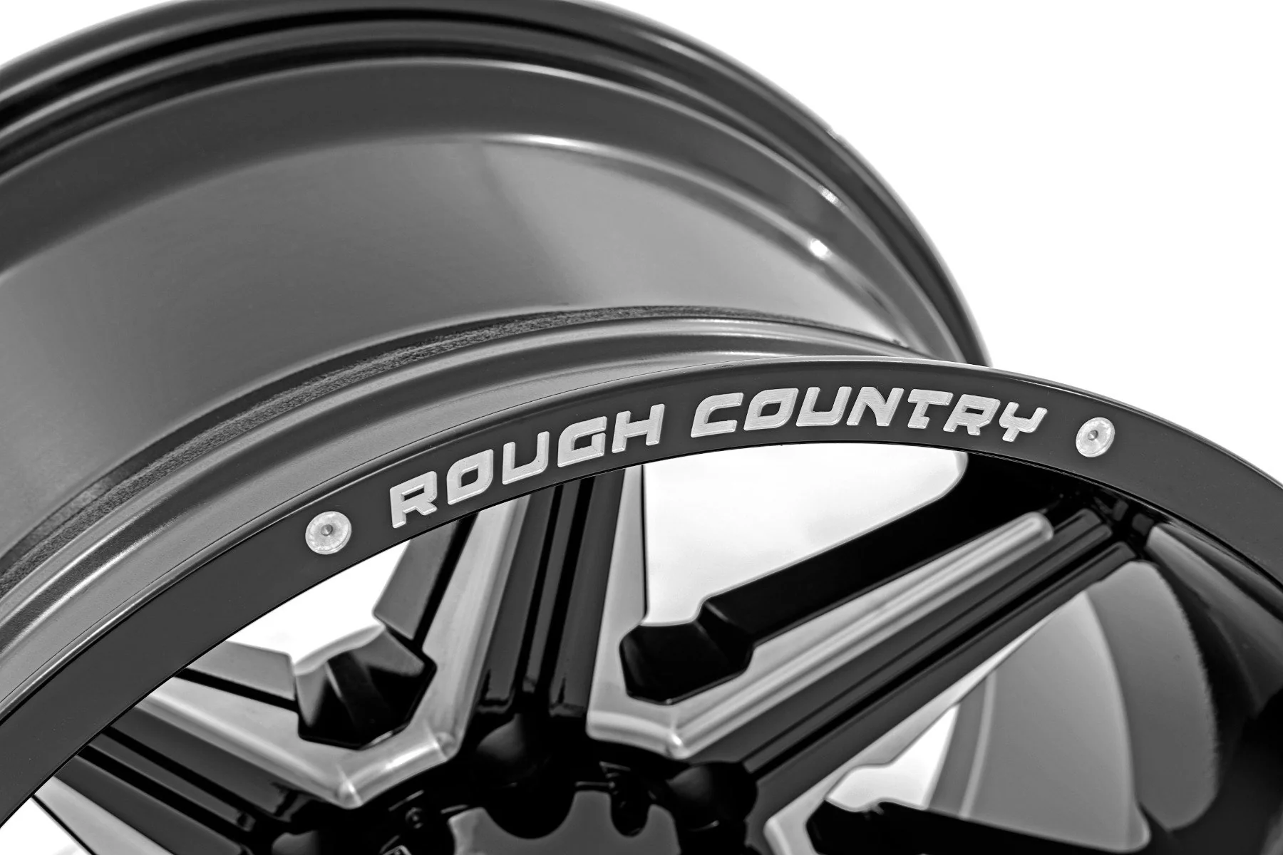 Rough Country 91M Series Wheel | One-Piece | Gloss Black | 20x12 | 8x6.5 | -44mm | 2001-2010 | 91201210M - Image 3