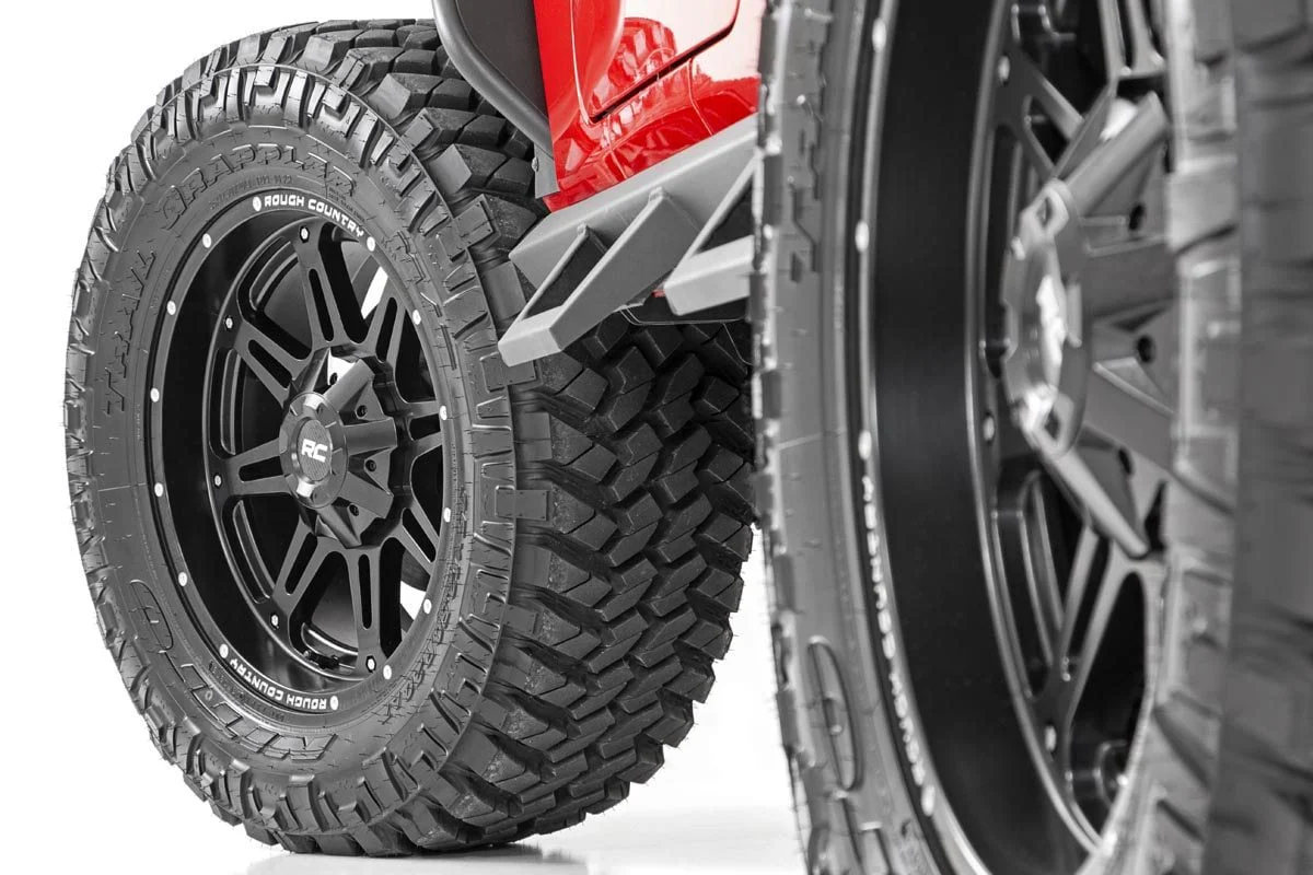 Rough Country 94 Series Wheel | One-Piece | Matte Black | 20x9 | 6x5.5/6x135 | 0mm | 2002-2006 | 94209012 - Image 4
