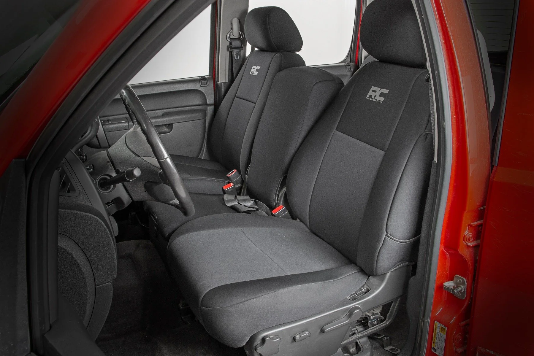 Seat Covers | FR 40/40/20 & RR Full Bench | Chevrolet Silverado/GMC Sierra 1500/2500HD | 2007-2013 | Rough Country | 91033 - Image 3