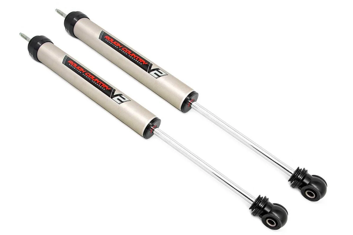 V2 Rear Shocks | 0-3.5" | Toyota Tundra 2WD/4WD | 2007-2021 | Rough Country | 760838_A