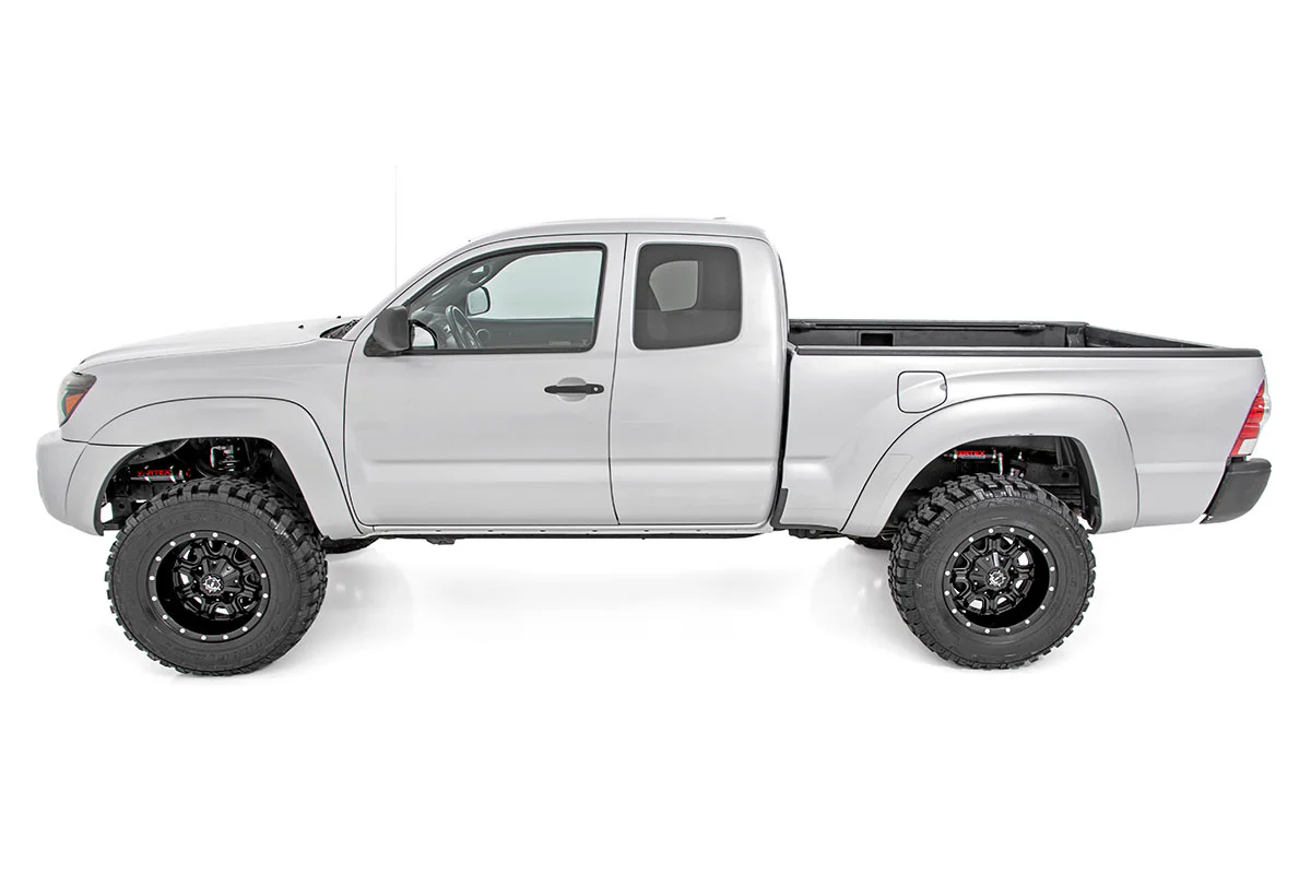 Vertex 2.5 Adj Rear Shocks | 6-7" | Toyota Tacoma 2WD/4WD | 2005-2022 | Rough Country | 699014 - Image 2