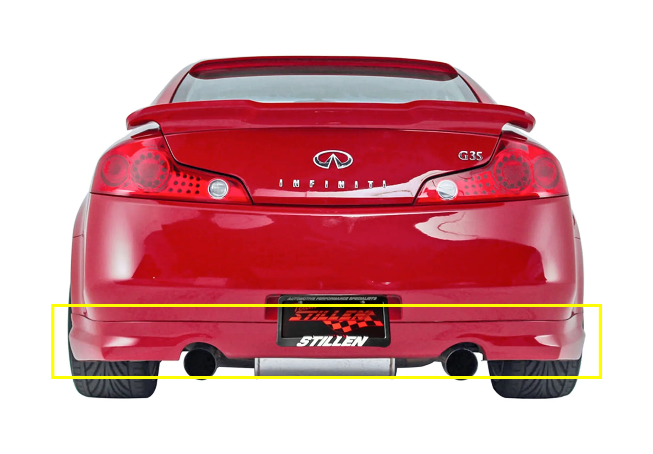2003-2007 Infiniti G35 Coupe - STILLEN Rear Valance - 103618