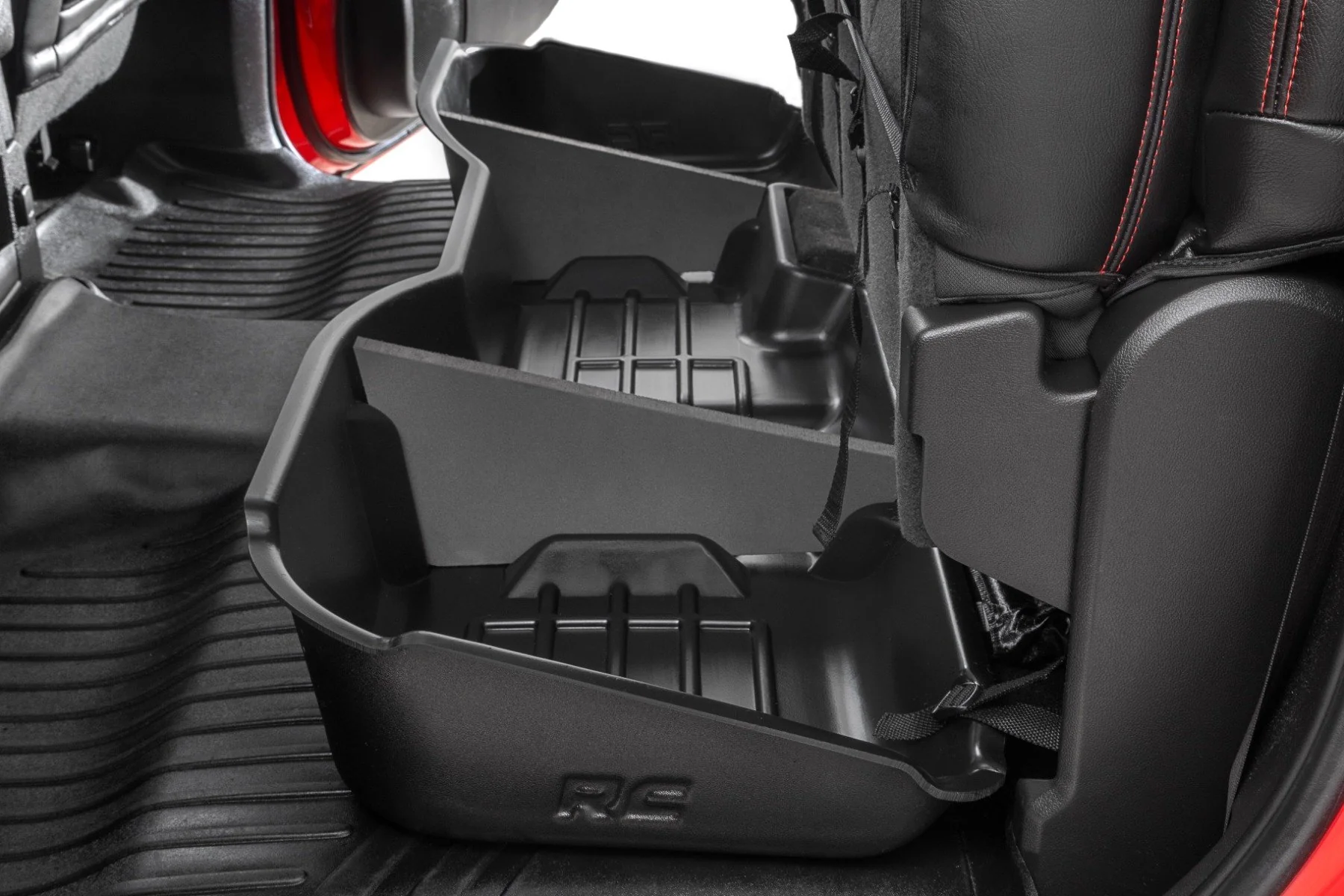 Under Seat Storage | Crew Cab | Chevrolet Silverado/GMC Sierra 1500/2500HD/3500HD 2WD/4WD | 2014-2018 | Rough Country | RC09031A - Image 2